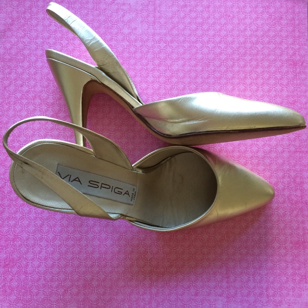 Vintage Sling-Back Heels